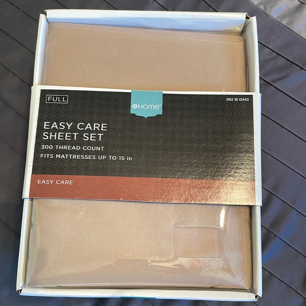 Target Home Easy Care Sheet Set (FULL) - Taupe